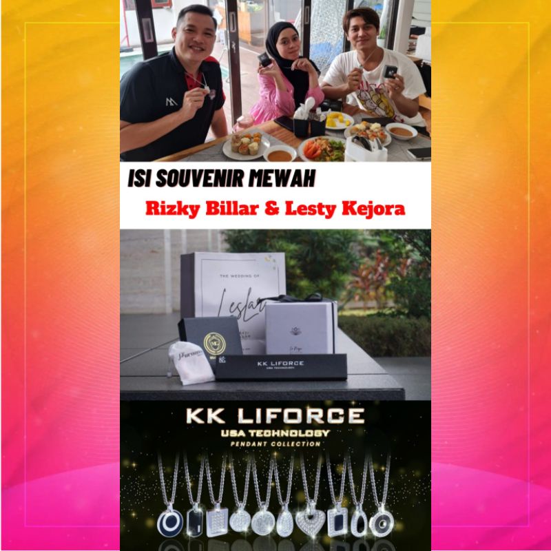 KK LIFORCE Kalung Kesehatan Anti Radiasi Promo Spesial FREE Vitayang SOP Salmon Ovary Peptide Minuman Kecantikan Dari Jepan Menghilangkan Flek dan Jerawat KK LIFORCE Original Promo