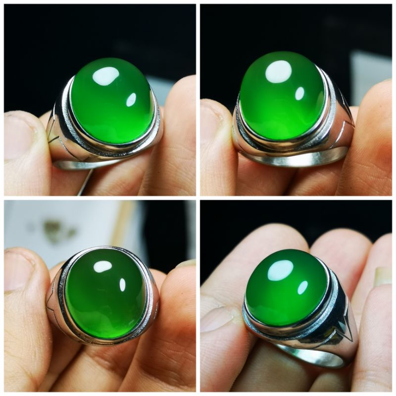 CINCIN BATU AKIK HIJAU GARUT OHEN ANTIQ hq