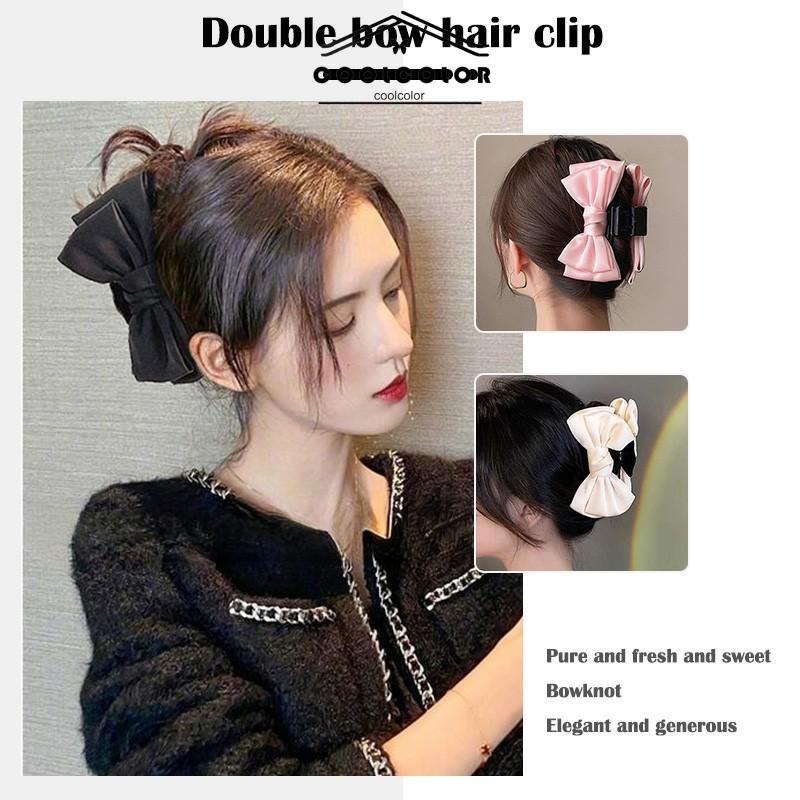 COD❤️Jepit Rambut Besar Busur Jepitan Rambut Korea Fashion Gaya Untuk Wanita- cl