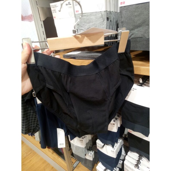UNIQLO Boxer Brief Celana Dalam Boxer Low Rise Line Cotton Original Store