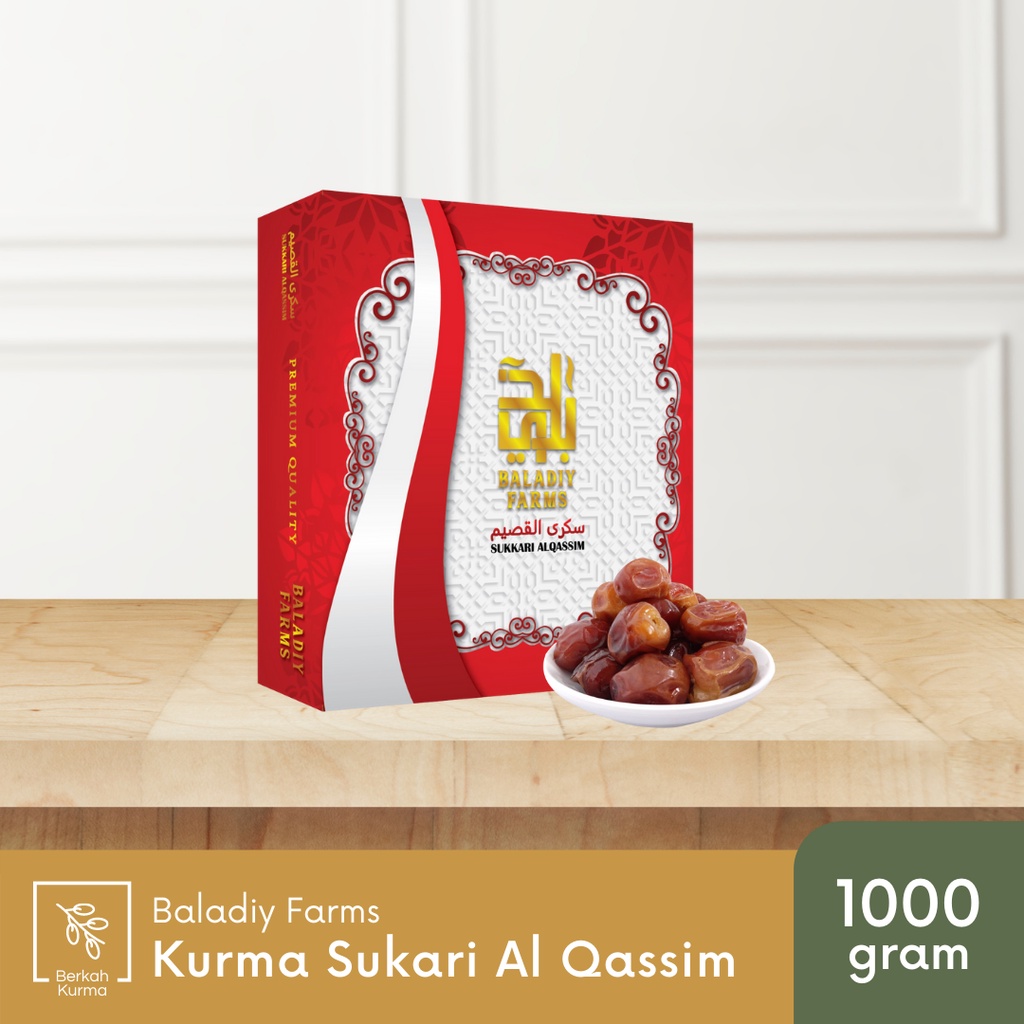 

Kurma Sukari Baladiy Farms 1 kg - Kurma Sukari Premium Asli Madinah