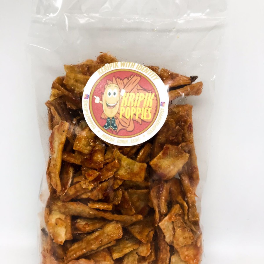 

Keripik Manggleng singkong pedas, manis gurih 185gr