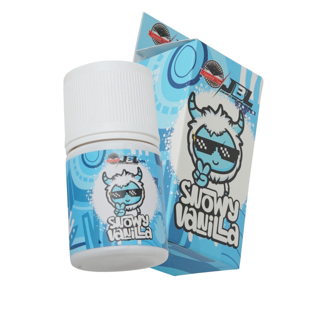 Snowy Vanilla 60ML Authentic by JBL x Gerobak Vapor - Liquid Snowy