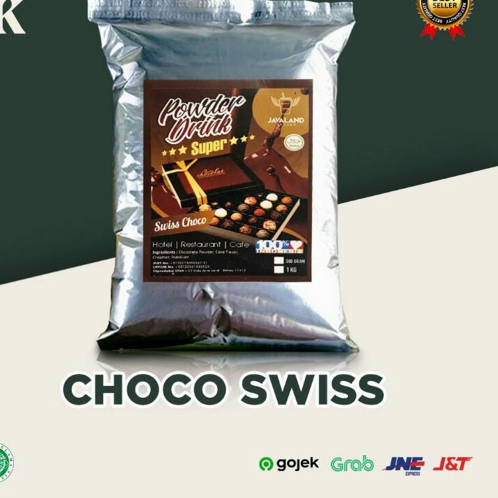 

[PRODUK RGAHG] Bubuk Minuman Bubble Powder Drink Swiss Choco ORIGINAL Javaland 1kg ZQY