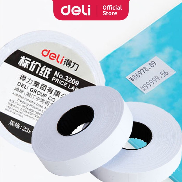 

DELI LABEL HARGA 10 GULUNG 3209