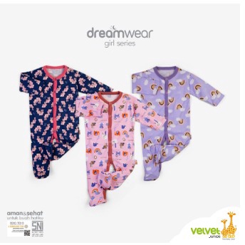 VELVET JUNIOR Dreamwear Sleepsuit BOY N GIRLS