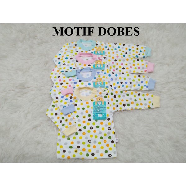 Libby Atasan 3pcs Oblong Panjang Polkadot S dan M