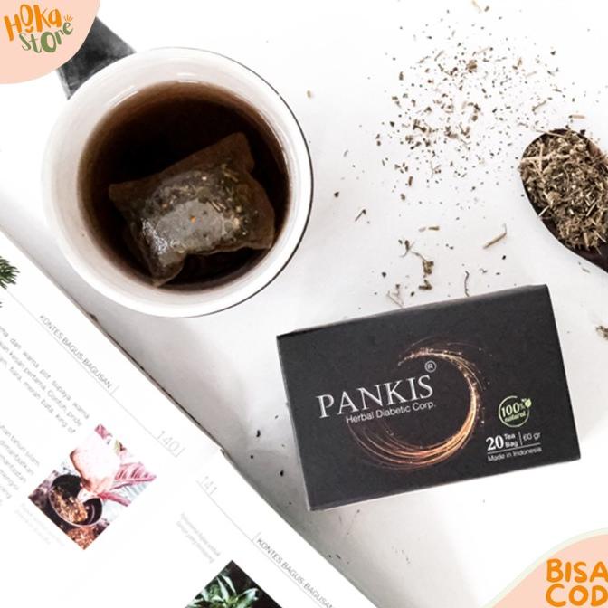 

[BISA COD] Pankis (GOLD) 1 Box - Usir Diabetes Menahun - Teh Herbal PANKIS
