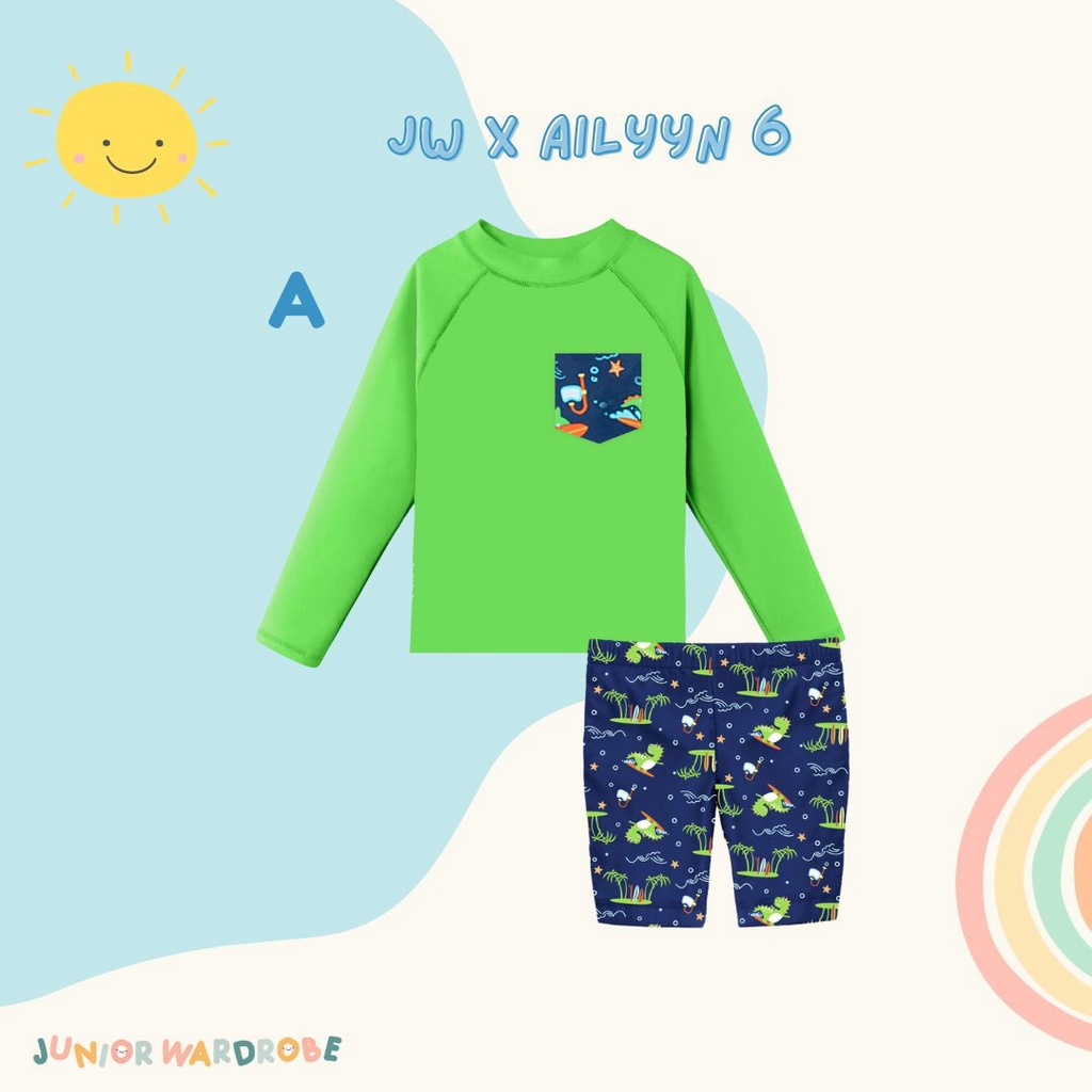 AS Baju Renang Anak Laki Laki Junior Wardrobe JW-293 &amp; Vol.6 (B)