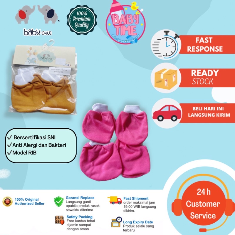 Set Sarung Tangan dan Kaki Bayi Baby Cute STK Newborn