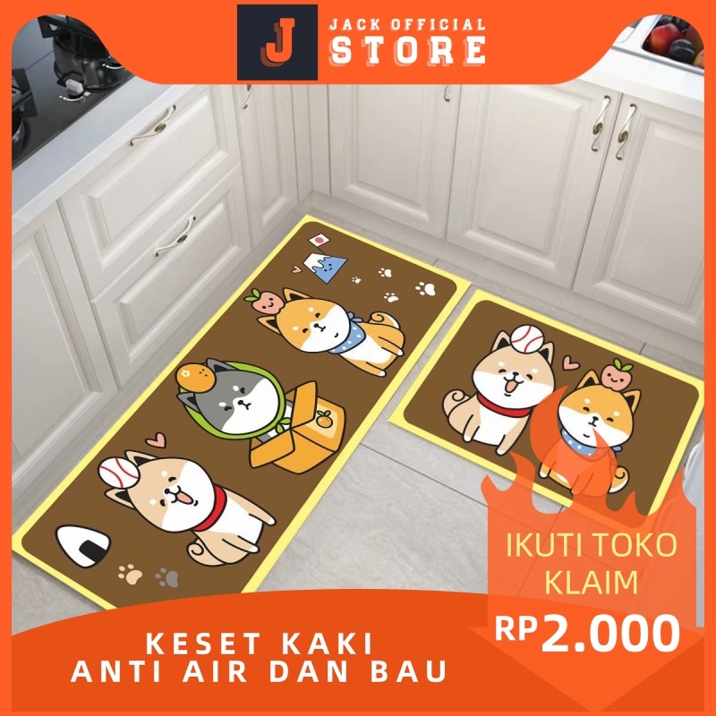 JACKSHOP Keset Kaki Nyerap Air / Anti Bakteri / Keset Diatomite Bundar / Keset Kamar Mandi / Keset Kaki Anti Slip / Keset Kaki Anti Bau