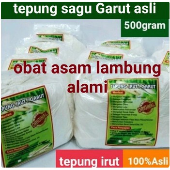 

TEPUNG ANGKRIK GARUT/IRUT/UMBI GARUT/OBAT ASAM LAMBUNG ALAMI 500gr