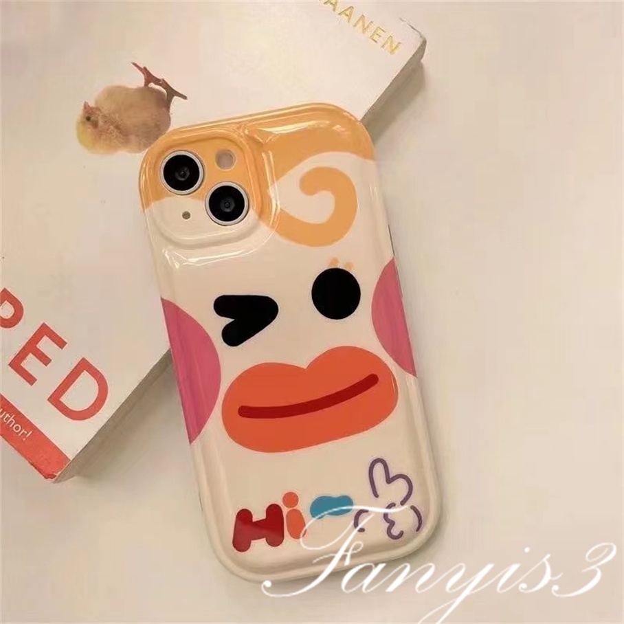 Samsung A04 A34 A54 A04s A12 A13 A03 A23 M23 A53 A52s A33 A73 A03s A02 A22 A52 A72 A32 A51 A71 A50 A50s A30s A21s A31 M53 A20 A30 A11 Ekspresi Lucu Imut Casing Ponsel TPU Soft Cover Pelindung