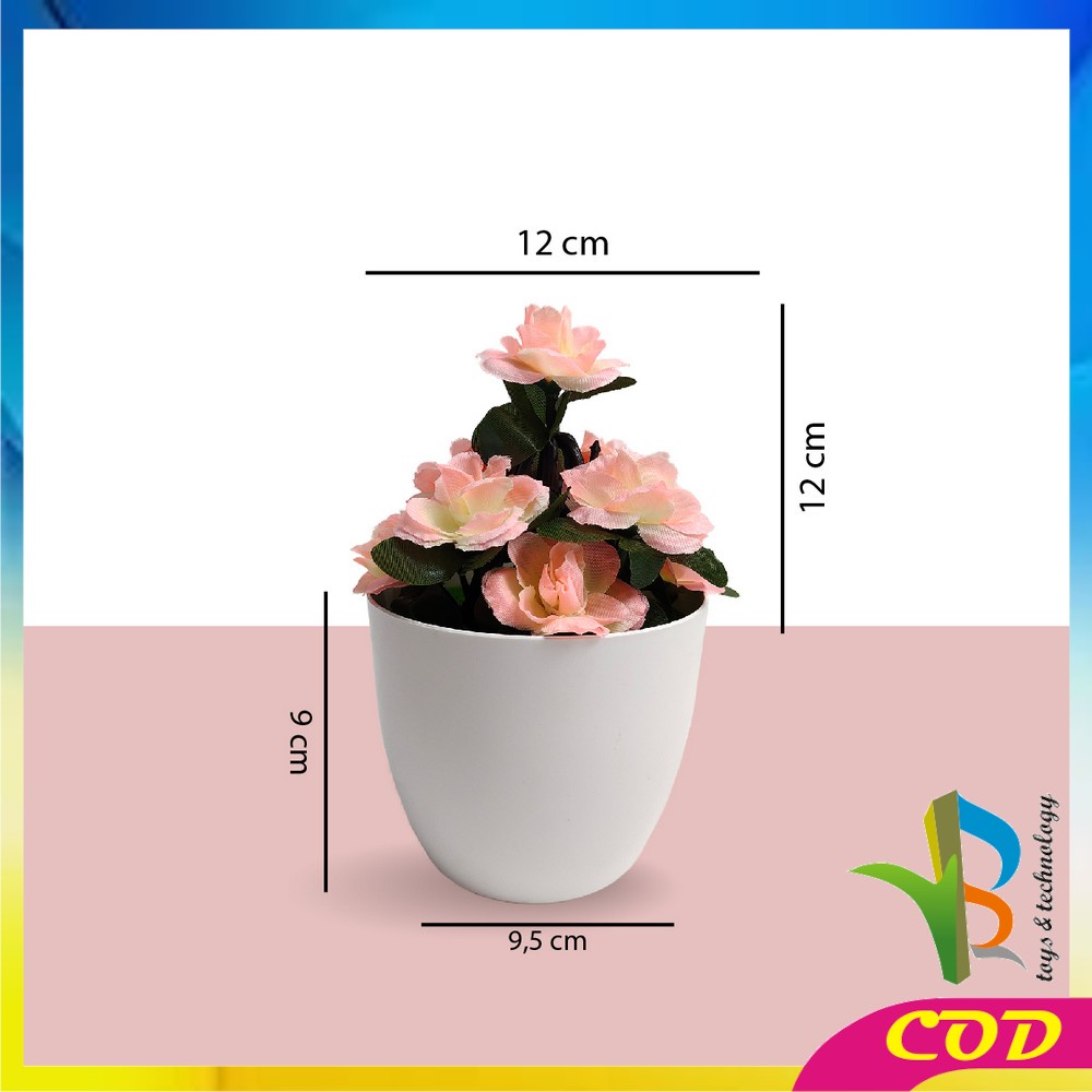 RB-C677 C681 Bunga Plastik Dekorasi Rumah Ornamen Bunga Peony Dekorasi Tanaman Hias / Tanaman Plastik Pot Bunga Hias