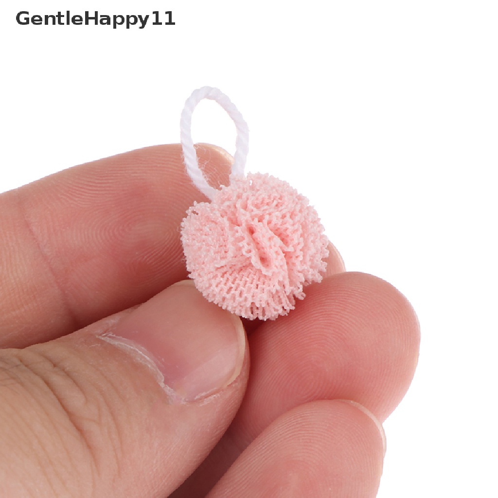 GentleHappy 3Pcs Dollhouse Miniature Furniture Simulation Bath Ball Model DIY Accessories id