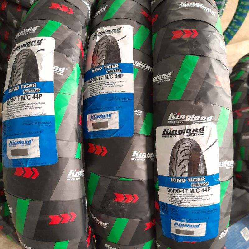 ban motor tubles 80/90 17 kingland king tiger tubeles ring 17