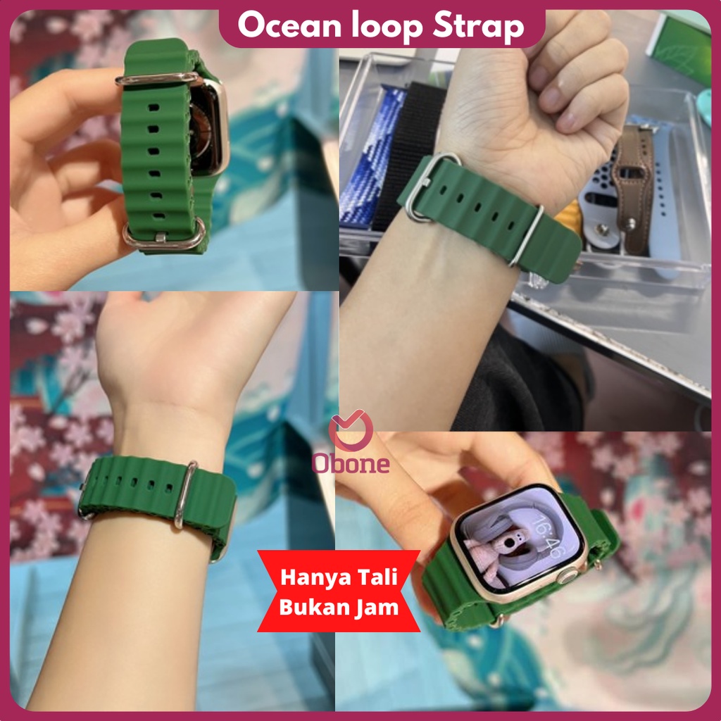 Ocean band Strap for iwatch 1 2 3 4 5 6 7 8 Ultra T500 T55 T500 Plus Pro S20 DT7promax IWO HW22 HW16 HW12 Hiwatch 8 i8promax49mm 45mm 44mm 42mm 41mm 40mm 38mm Tali jamtangan