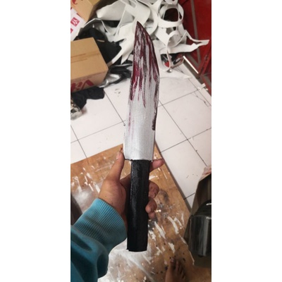 Pisau kobeni cosplay / pisau haloween