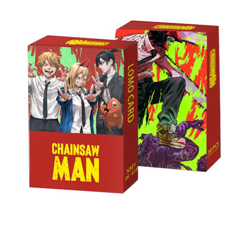 30pcs /Pack Anime Chainsaw Man Photocards 2022kartu Lomo Baru Denji Makima Aki Hayakawa Power Pochita Postcards Cetak Foto Hadiah Ulang Tahun In Stock New Arrival LY