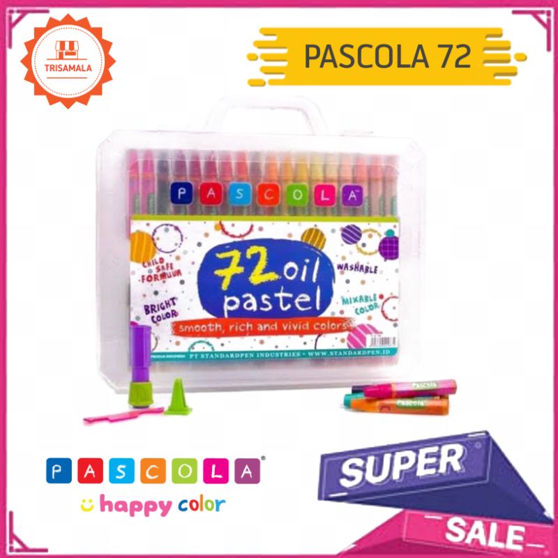 

PASCOLA OIL PASTEL 72 WARNA / CRAYON PASCOLA / KRAYON ISI 72 WARNA
