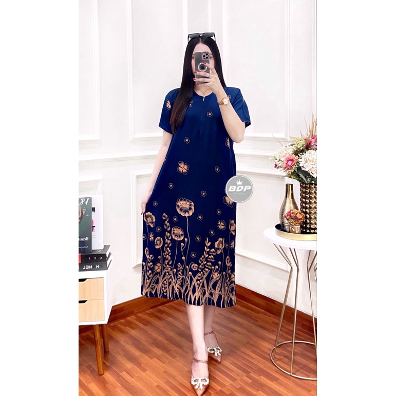 Daster Wanita Rayon Grade A Busui Resleting Depan Baju Tidur Daster Kekinian