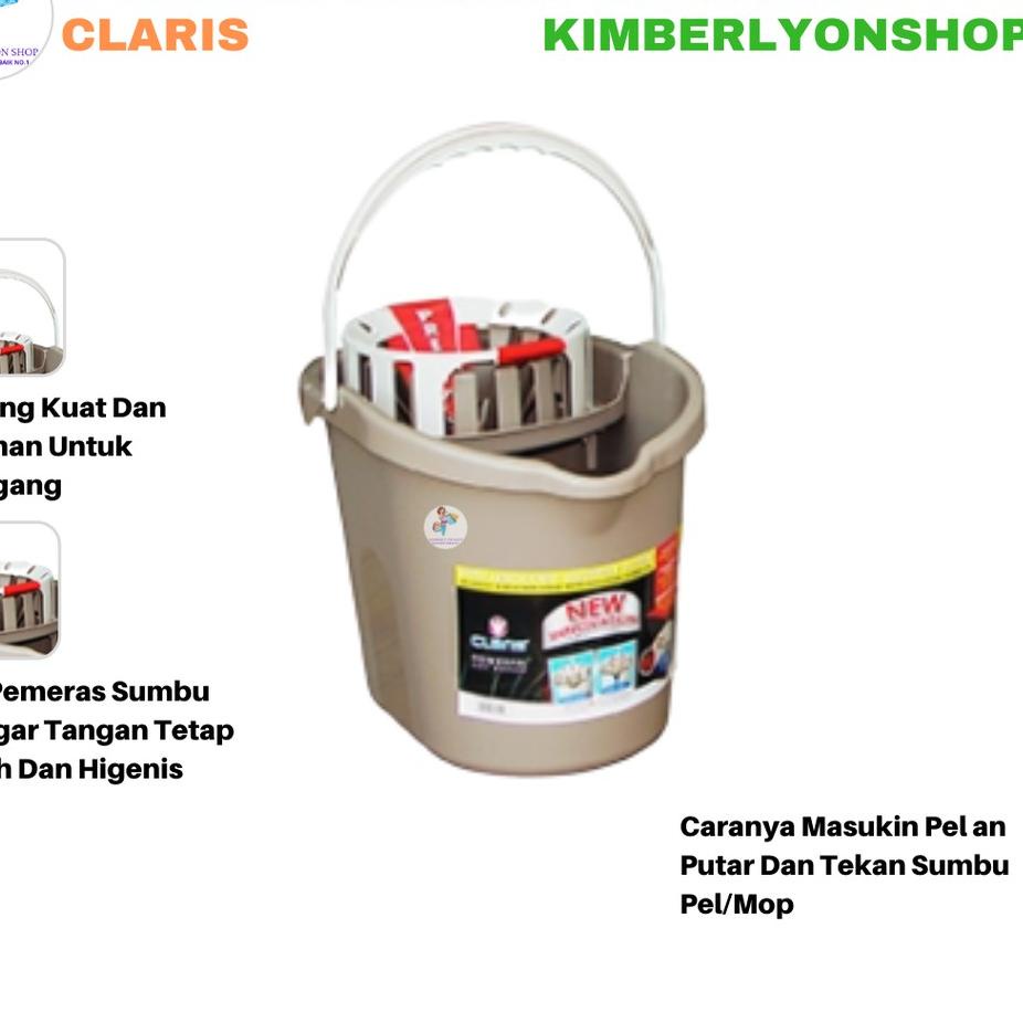 Chekout Ember Pel Powerpel Mop Bucket 13 Ltr 3111 Claris