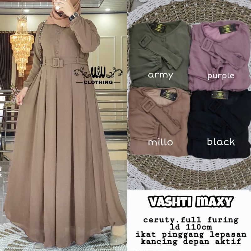 VASTHI MAXY DRESS ORI W&amp;W