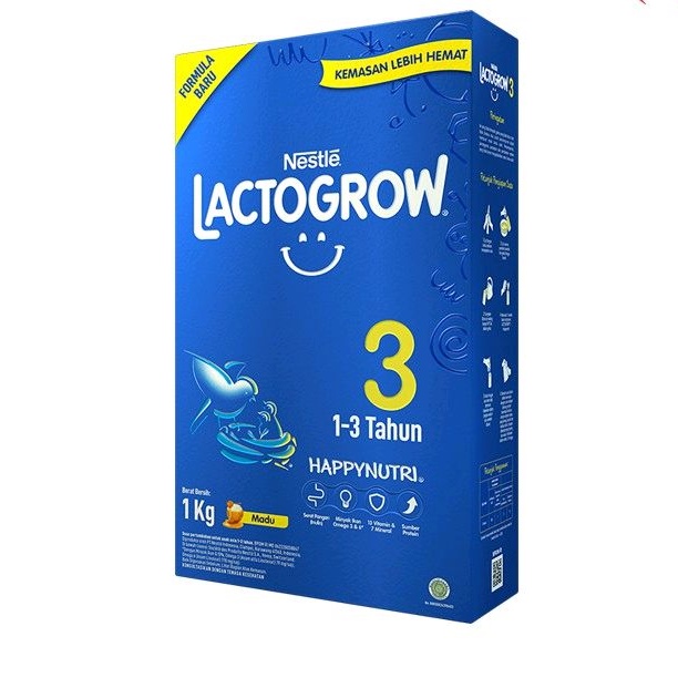 

Lactogrow 3 Vanila / Madu 1000gr / Toko Susu Lengkap Murah