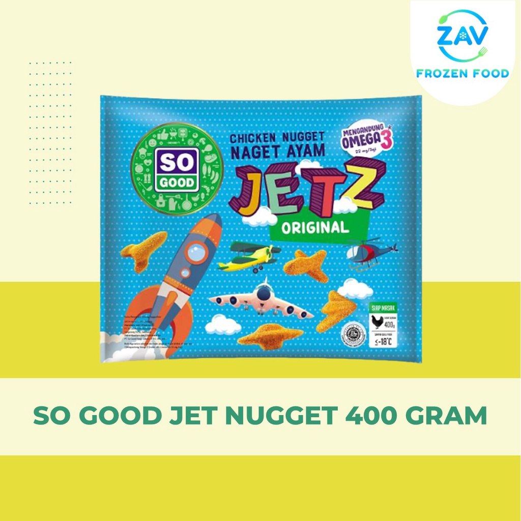 

SO GOOD JET NUGGET 400 GRAM