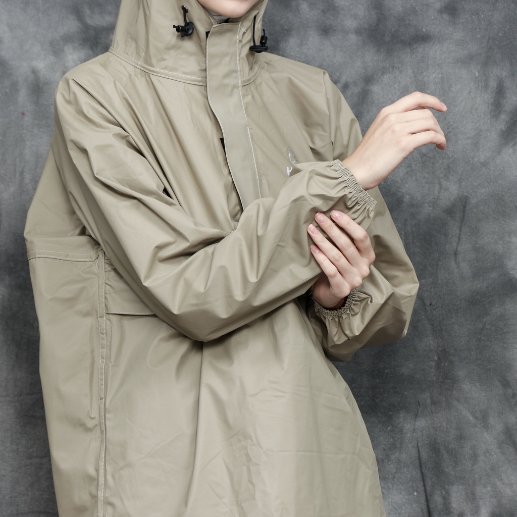 HOODJAS KANGAROO RAINCOAT Jas Hujan Saku Kangguru Pria Wanita Dewasa Anti Air Bahan PVC Waterproof