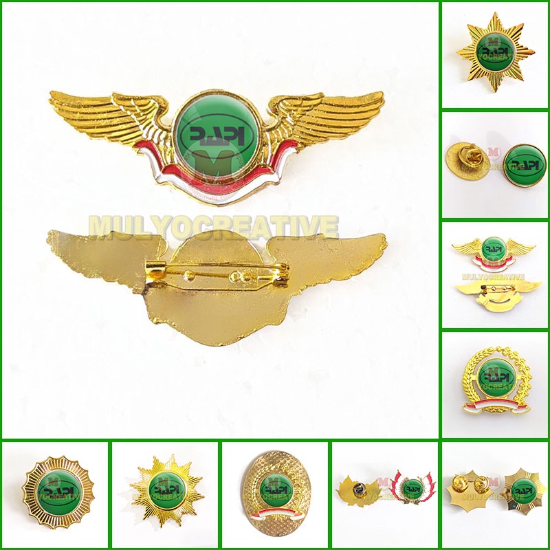 Pin RAPI Bros Wing Pramuka Logo Rapi Bahan Cor