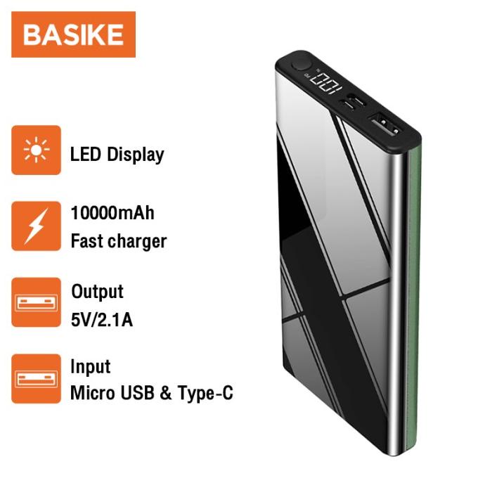 Powerbank 10000Mah Qc3.0 Fast Charging Power Bank With Digital Display