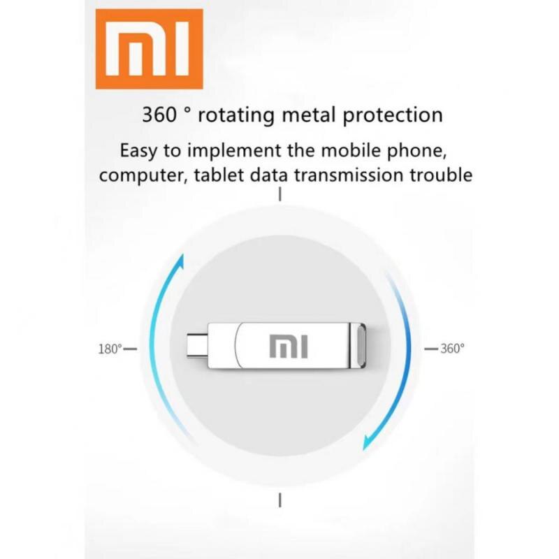 Xiaomi U Disk 2TB 1TB USB 3.1 Type-C Interface Handphone Komputer Transfer Portable USB Memory Card