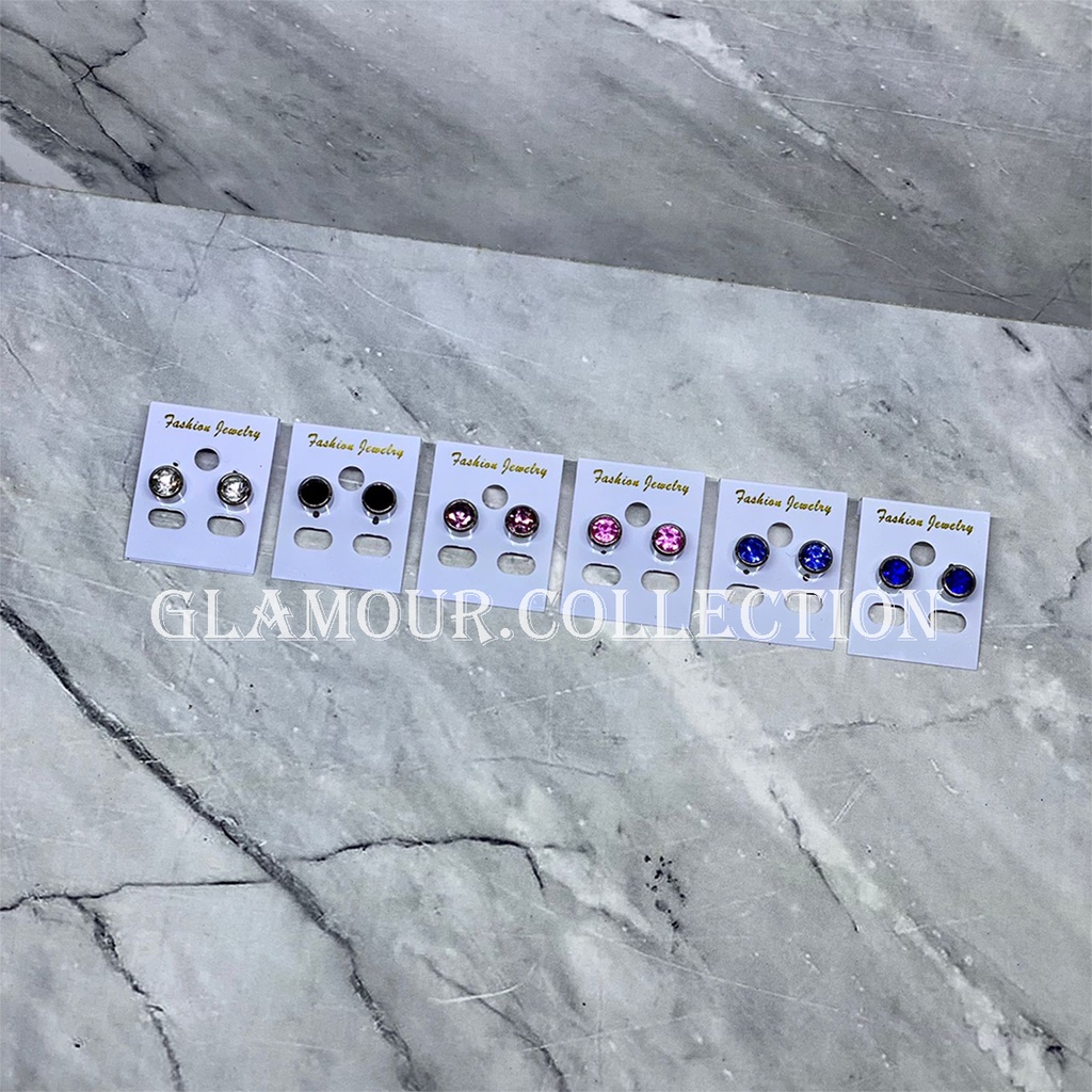 [COD] 1 Pasang Anting Palsu Anting Magnet Premium Fashion Tanpa Tindik