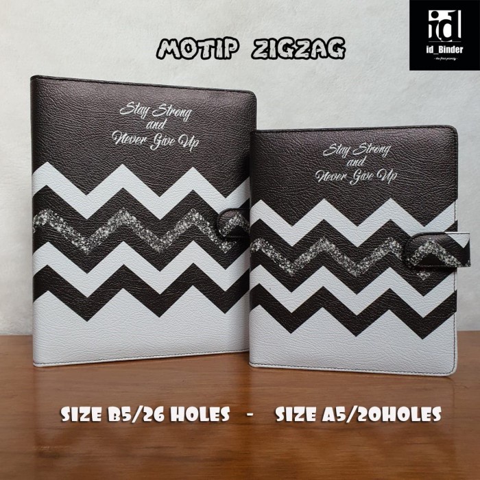 

BINDER PRINTING MOTIP ZIGZAG A5/RING 20, B5/RING 26