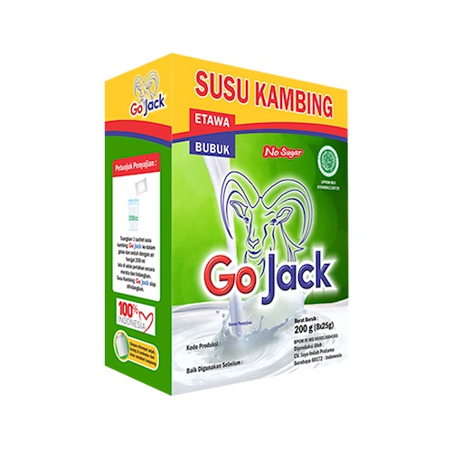 

Susu Kambing Etawa Tanpa Gula (No Sugar) Go Jack 200gr
