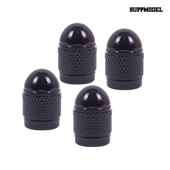 [Dekorasi] 4pcs Tutup Katup Anti Debu Untuk Mobil Sepeda Cycle Truck Aluminium Tyre Air Port Cover