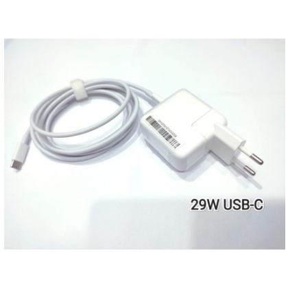 Adaptor Original Apple 29W USB Type - C 14.5V - 2.0A Model ( A1540 )