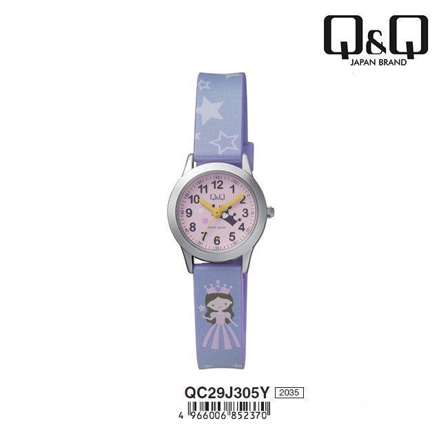 Q&amp;Q QnQ QQ Jam Tangan Arloji Anak Fashion Analog Rubber - QC29 QC29J Water Resist