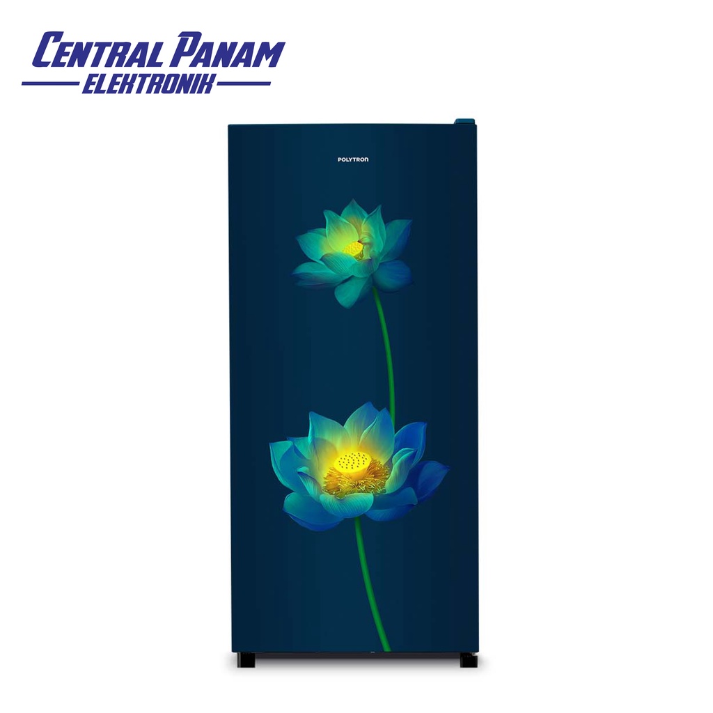 POLYTRON Kulkas 1 Pintu Beauty Steel PRB-157 Central Panam Elektronik