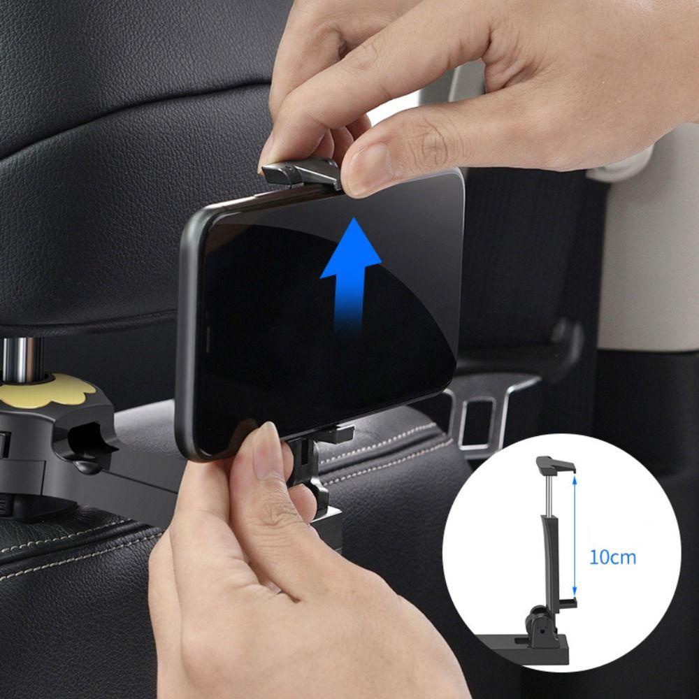 Agustinina Bracket Kursi Mobil Kreatif Multifungsi Organizer Auto Decor Aksesoris Kait Headrest Interior Mobil Tersembunyi