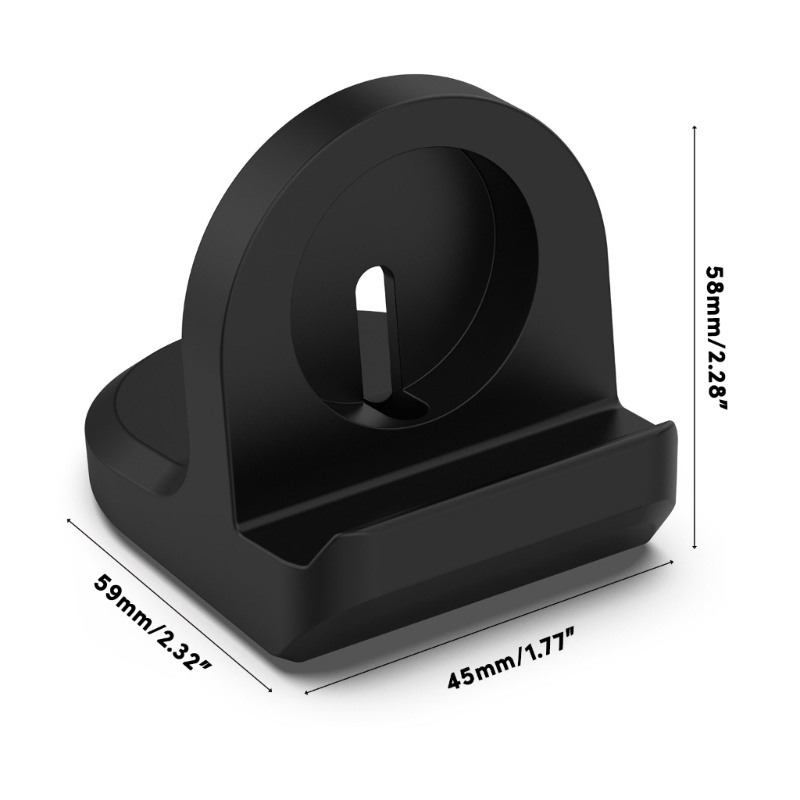 Cre Stand Charging Station Wireless USB Ringan Dock Station Holder Braket Silikon Cocok Untuk Pixel Smartwatch B
