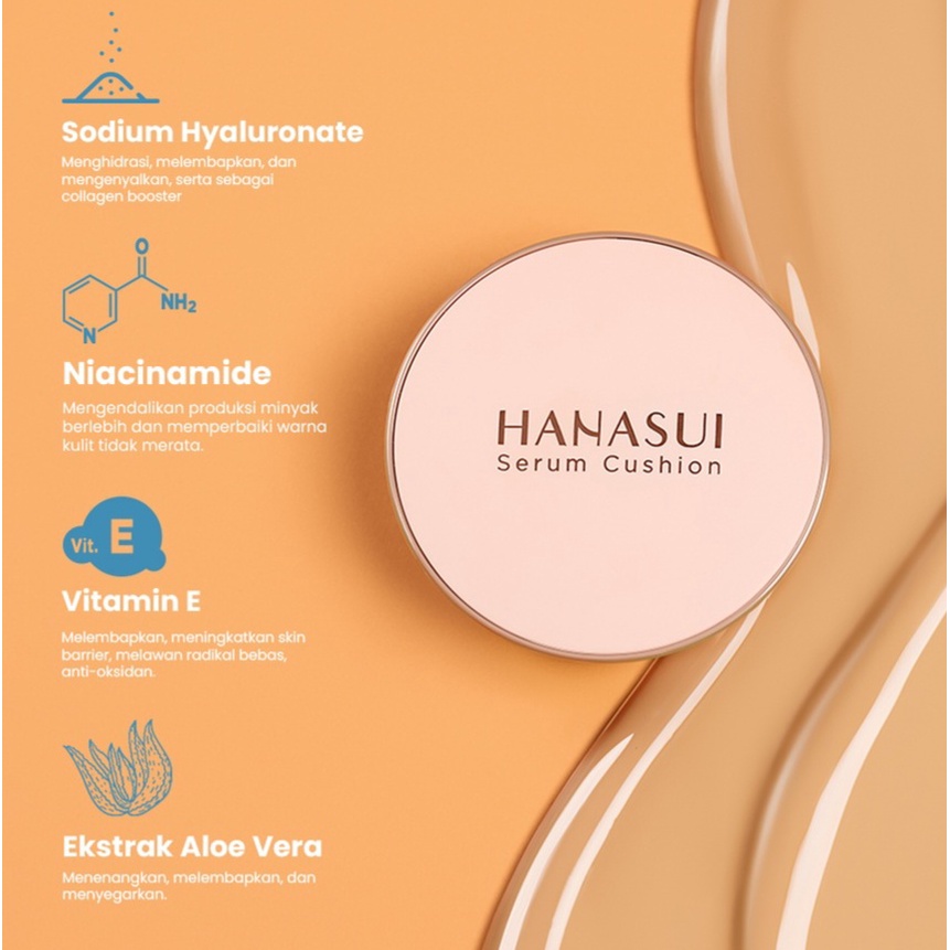 HANASUI SERUM CUSHION - BPOM - SERUM CUSHION HANASUI MURAH