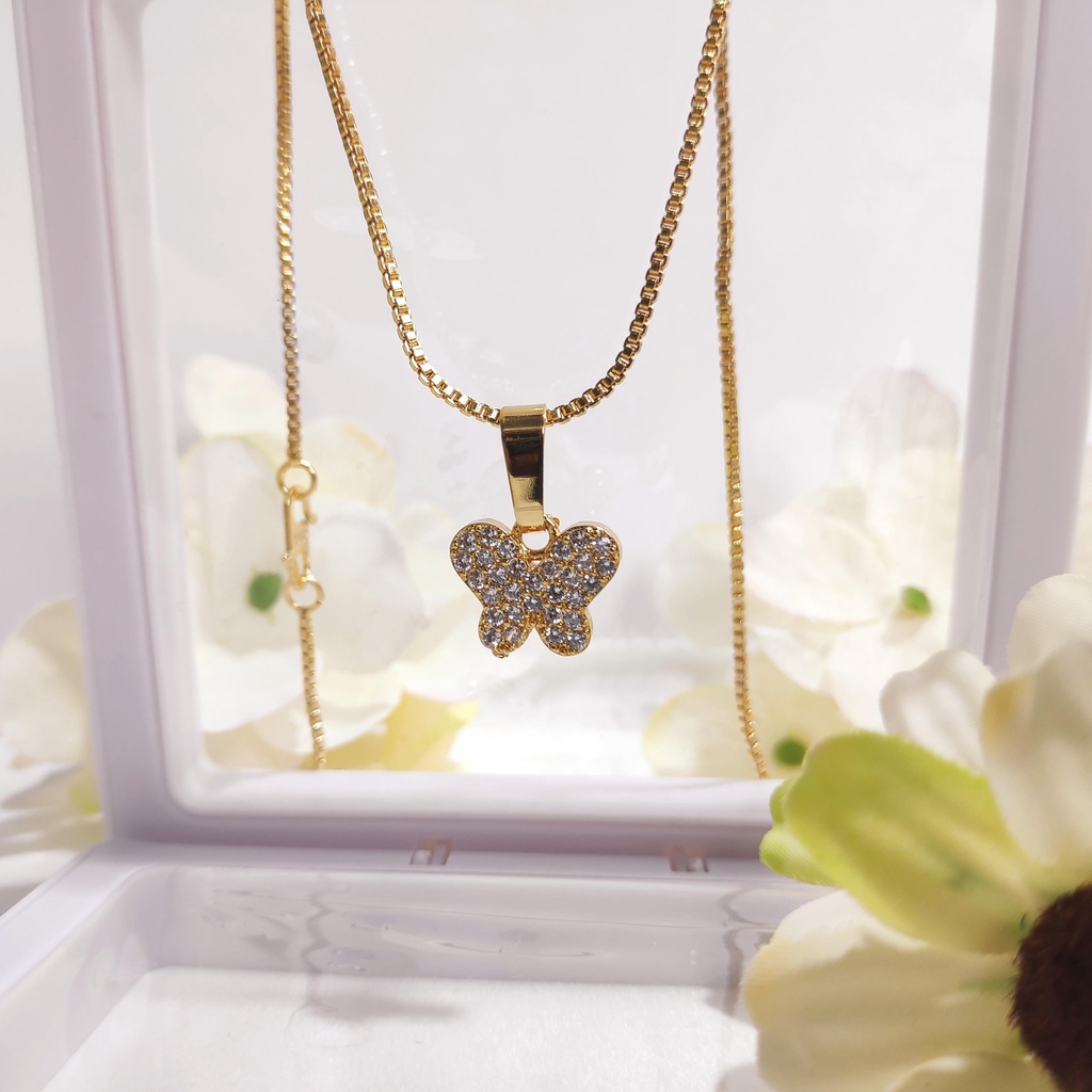 Kalung Dewasa Liontin Kupu Xuping Cantik Untuk Wanita