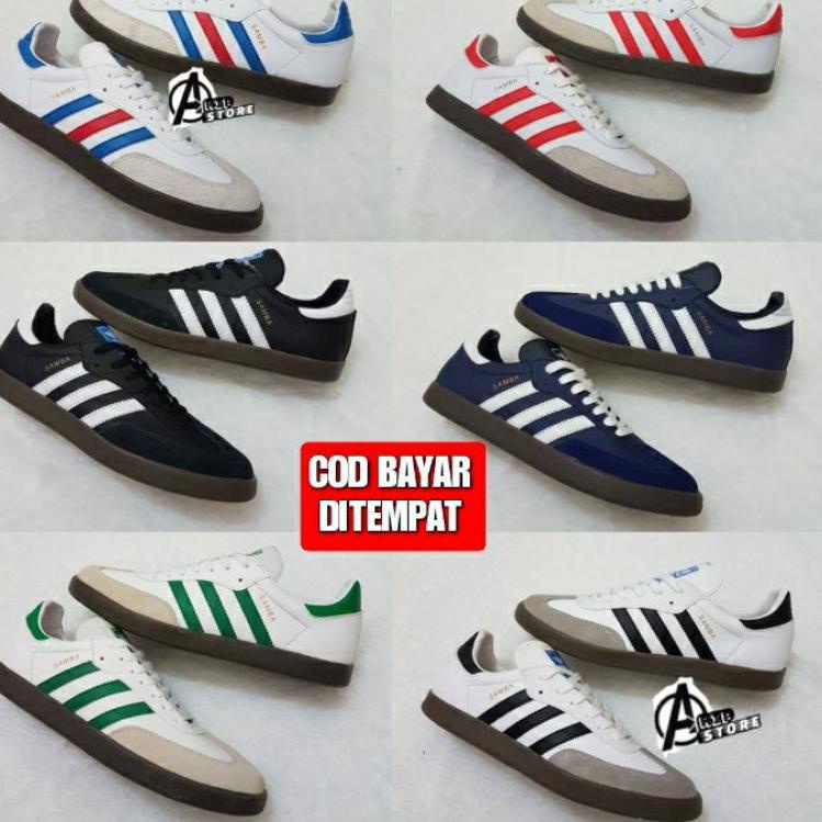 [C-Z6Z[㊚] Premium Original|Sepatu Adidas Samba Og Classic Black white Sole Gum murah