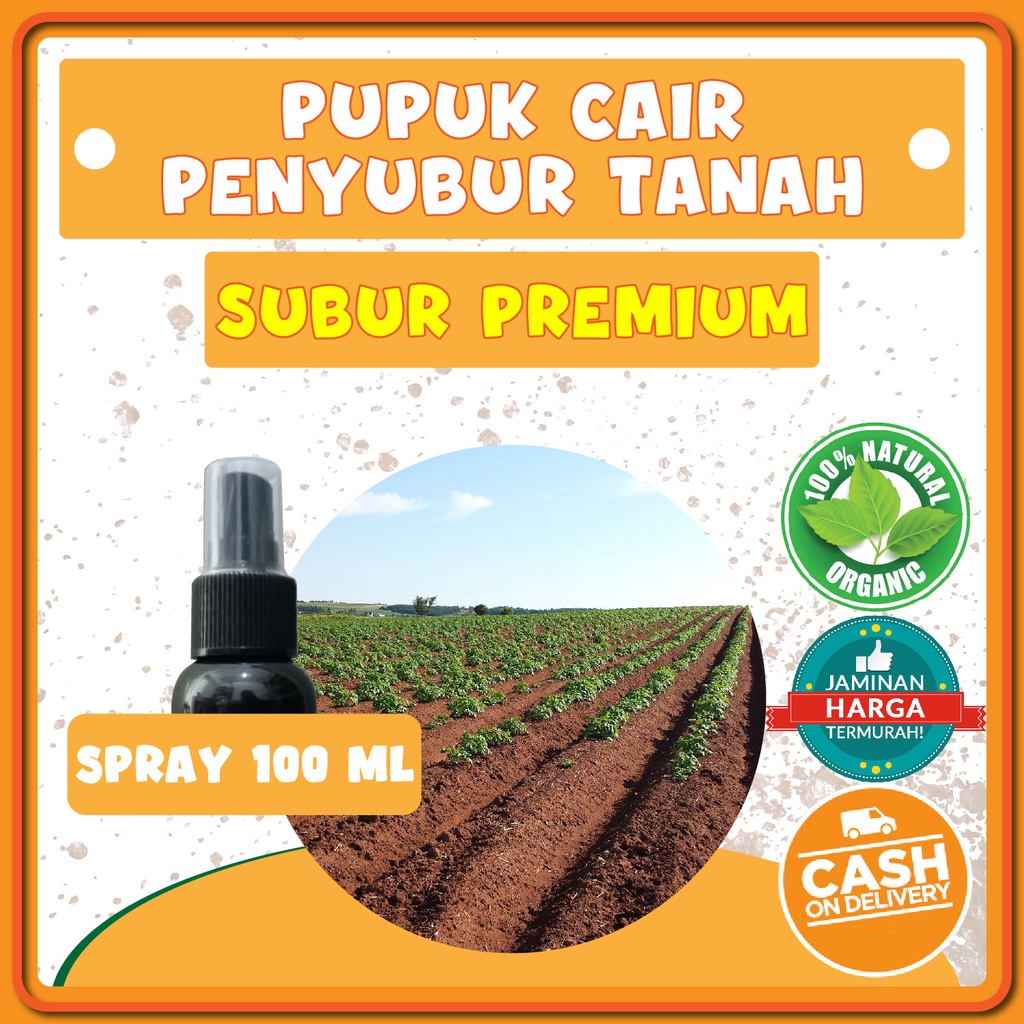 BOOSTER PENYUBUR TANAH 100 ML Penyubur Tanah Tanaman Pupuk Penyubur Tanah Alami Refil Tarmurah Penyu