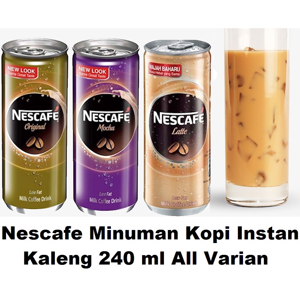 

Nescafe Minuman Kopi Instan 200 ml & 240 ml All Varian