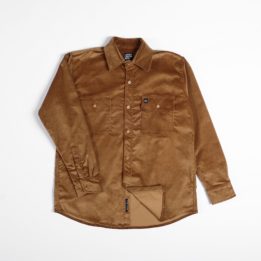 Kemeja Corduroy Coklat - Shirt