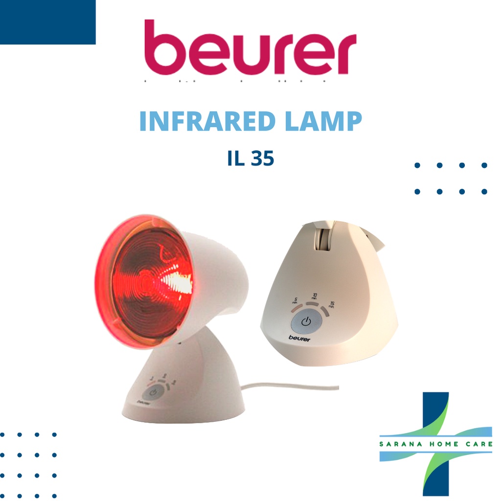 BEURER Infrared Lamp IL 35/alat terapi infrared/lampu infrared portable/heating therapy lamp