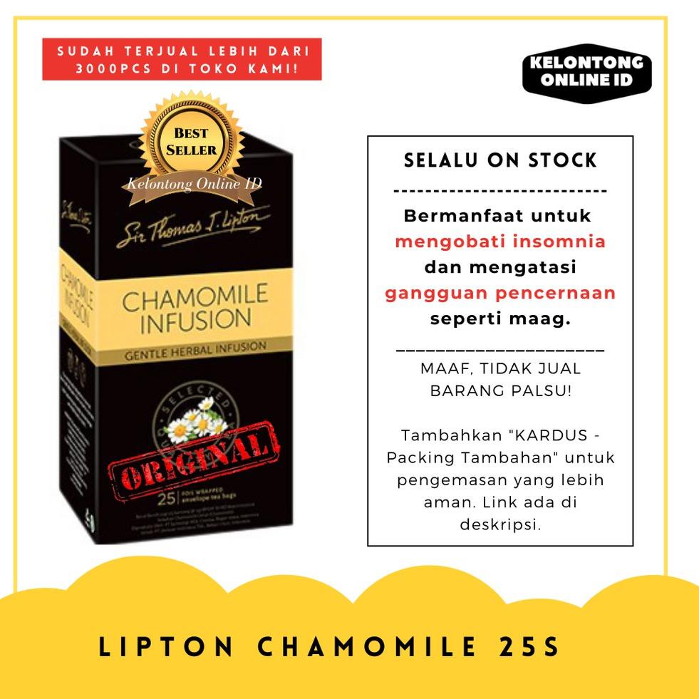 

Kirim sekarang [Expire 2024] Lipton Teh Celup Chamomile - Isi 25 Sachet 54